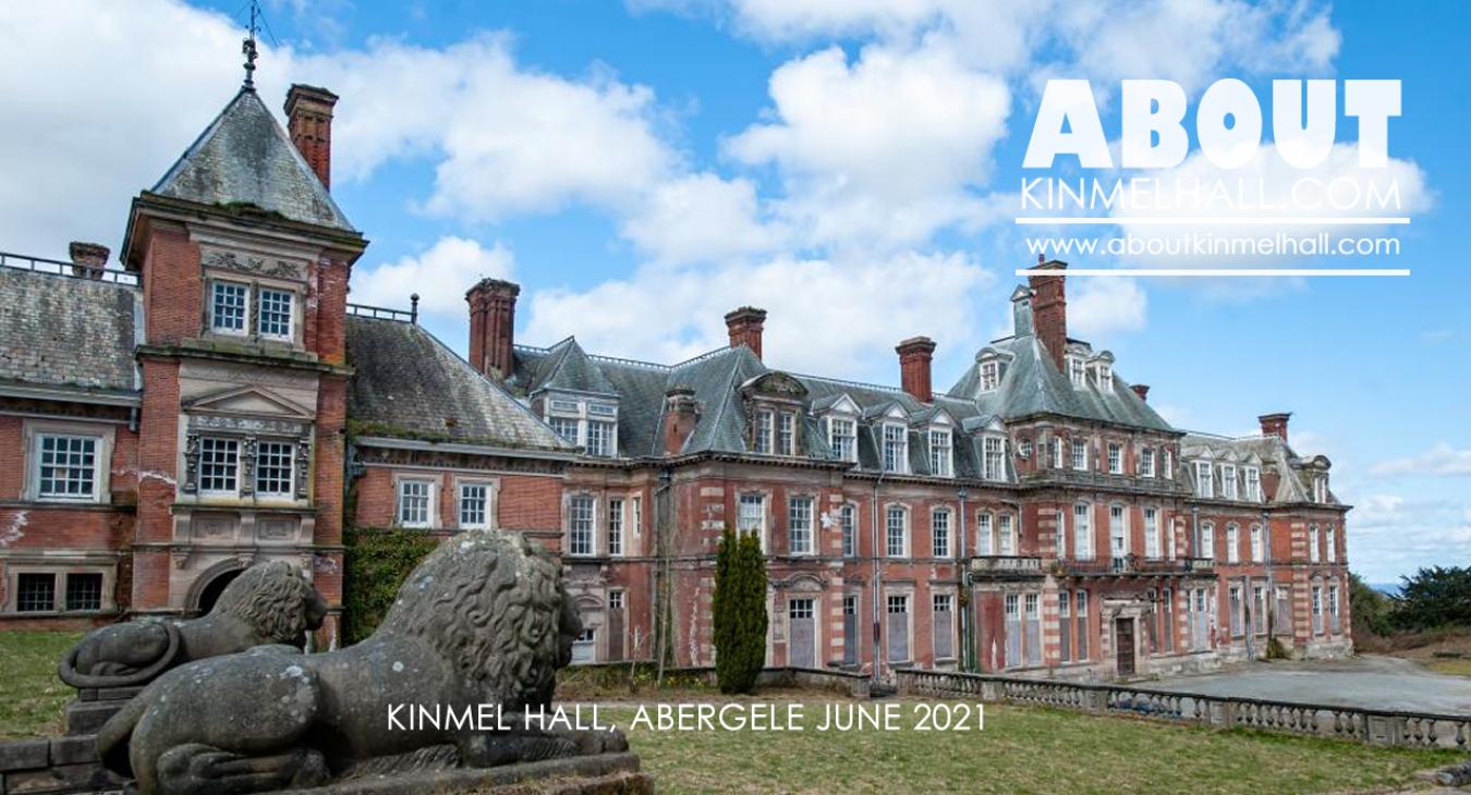 Kinmel Hall After Years of Neglect June 2021