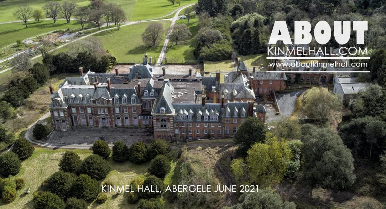 Kinmel Hall After Years of Neglect June 2021
