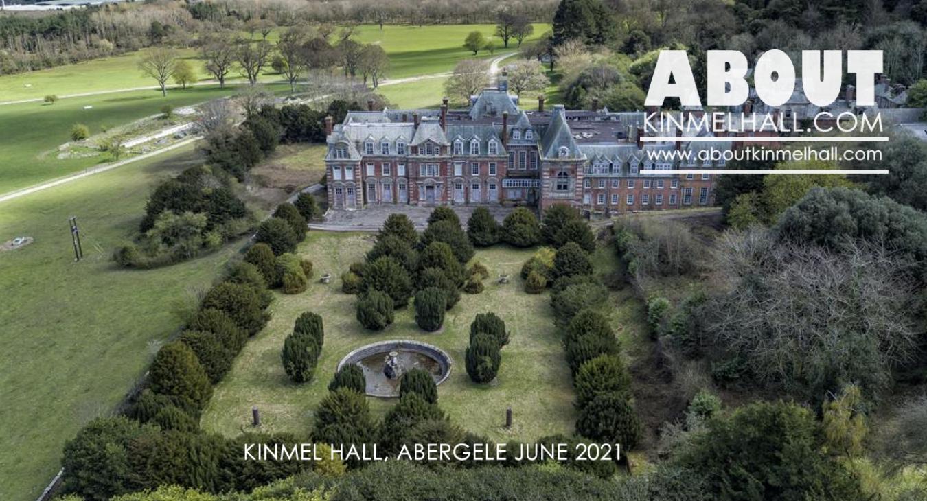 Kinmel Hall After Years of Neglect June 2021